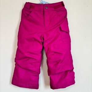 Columbia toddler girls StarChaser Peak II fuschia Pink insulated ski snow pants
